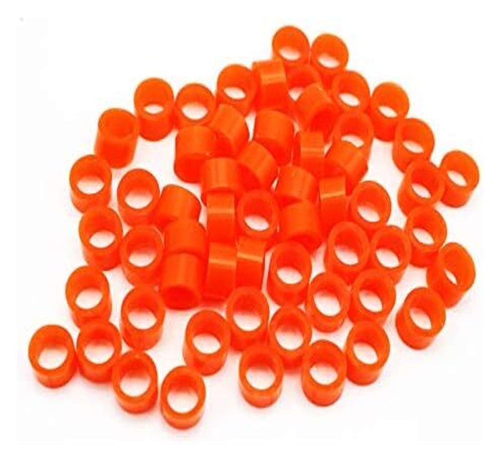 100 pezzi anelli for zampe di uccelli, con clip for zampe di uccelli numerate, anello ultraleggero in plastica, fasce for zampe di uccelli, for pappagalli, fringuelli, canarini, Gould, diametro 2 mm,