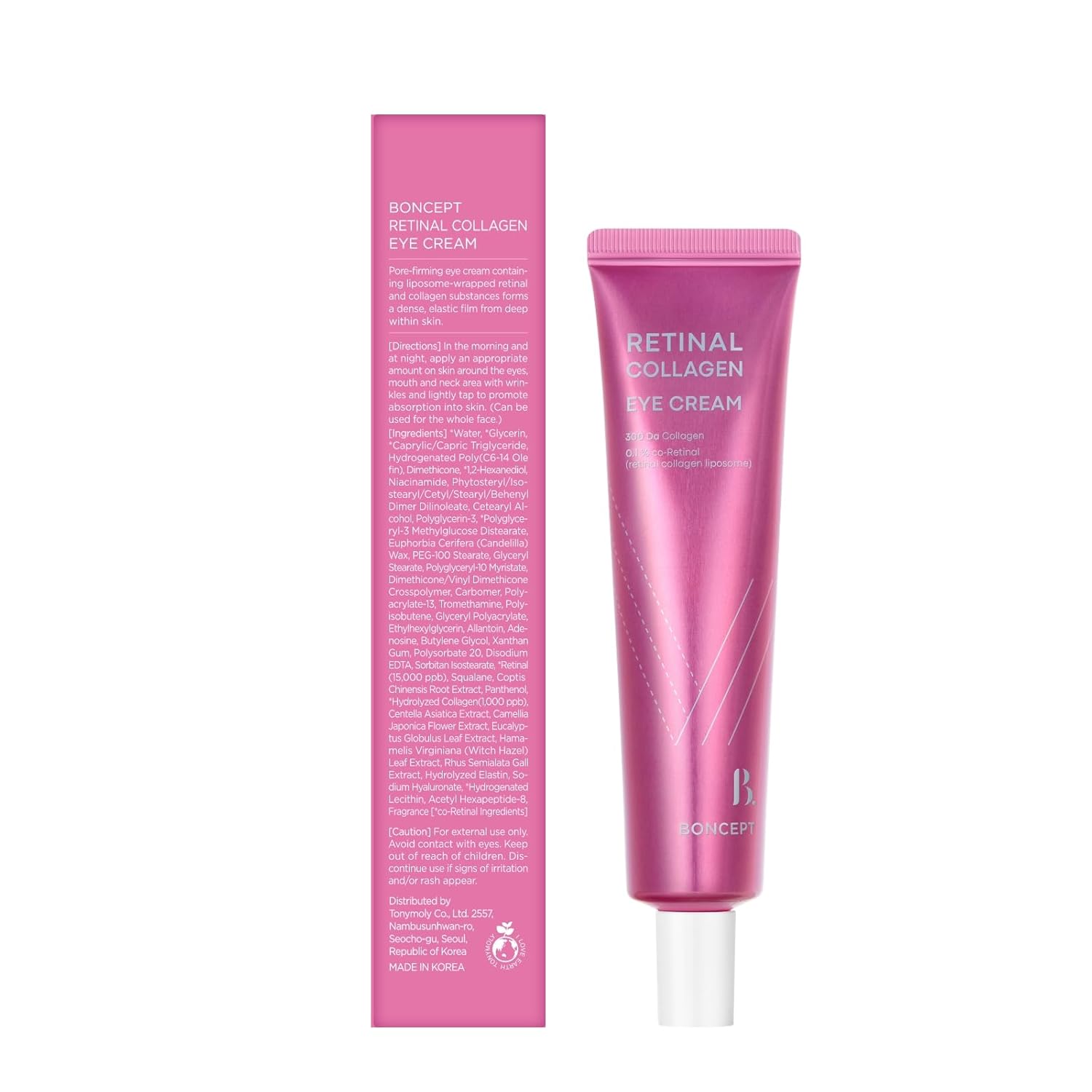 Retinal Collagen Eye Cream 1.01 fl.oz / 30 ml | Hydrating, Firming & Soothing Korean Eye-Care - Image 2