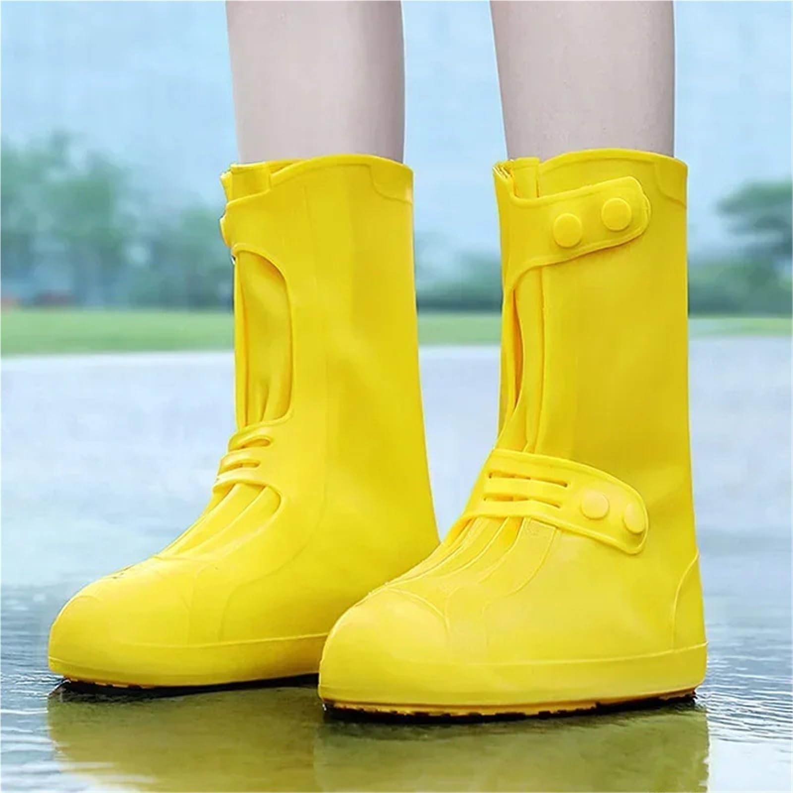 Fundas for botas De lluvia impermeables antideslizantes for Zapatos Cubre Zapatos for La Lluvia De Silicona Cubierta Ipermeable for Lluvia XXL