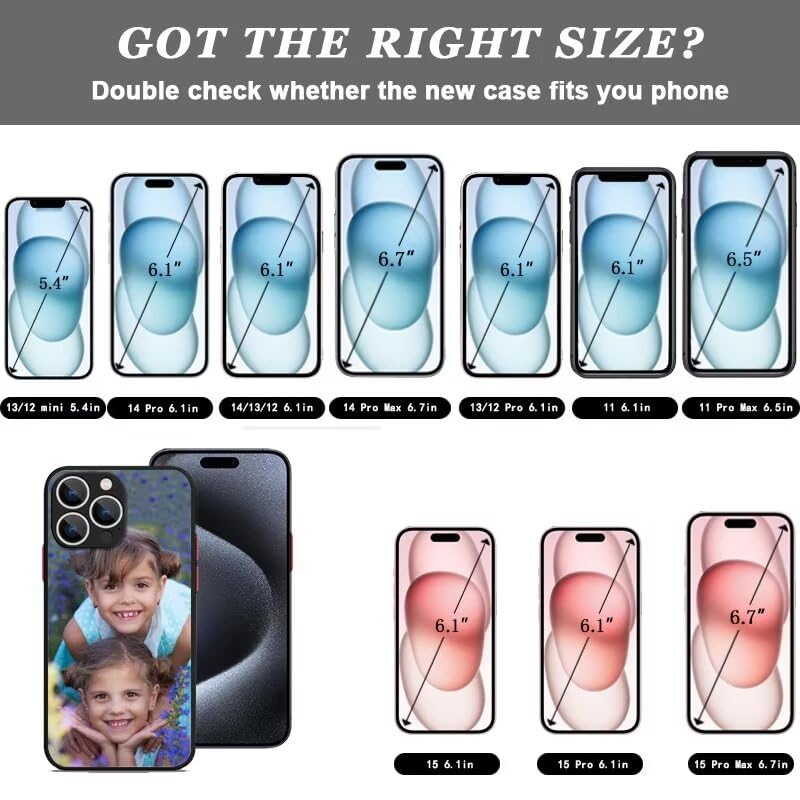 LQGBFCLK Personalised Photo Phone Case For IPhone 16, Customised