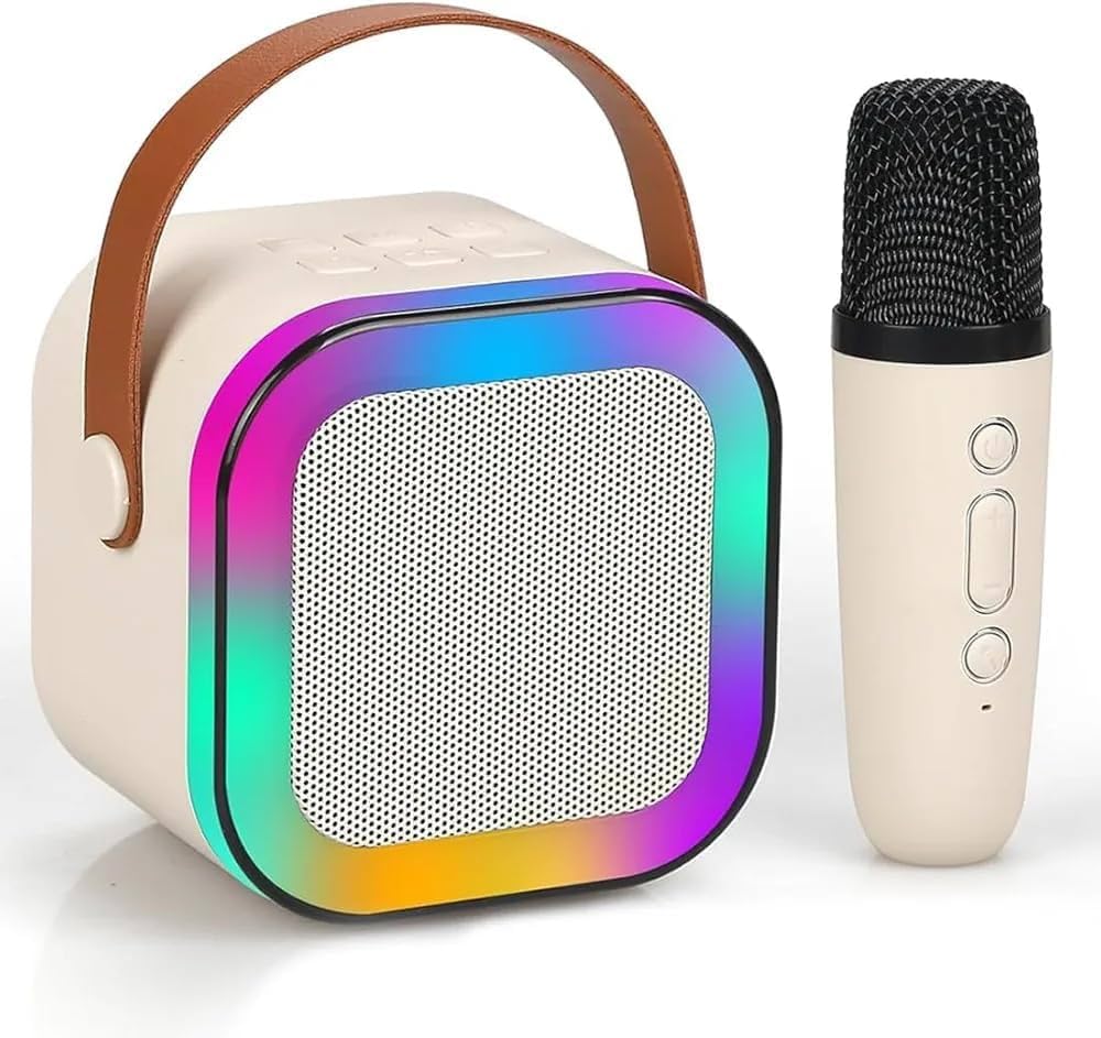 DRUMSTONE Colorful Karaoke Sound System | Wireless Bluetooth Karaoke Speaker with 1 Mic | Portable Party Speaker for Kids & Adults | Perfect for Birthday, Functions & Gatherings-image-35