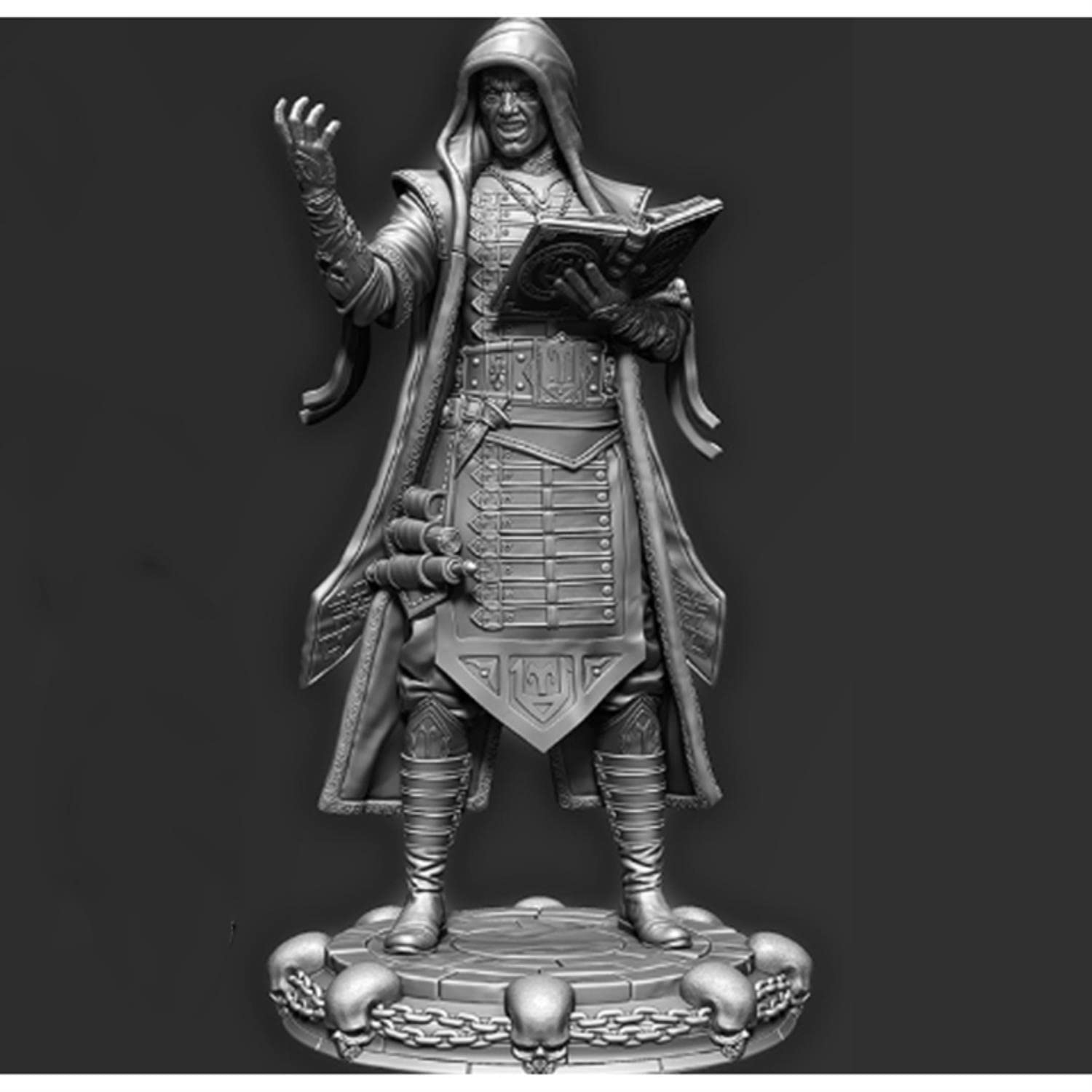 1/24 Uomo Antico Stand Resina Figure Model Kit Smontato Non Verniciato