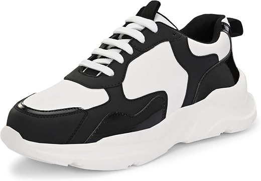 Centrino Women Chunky Sneaker | Cushioned Insole for Comfort | Stylish Lace-Up Design | Perfect for Casual Shoe for Girls...