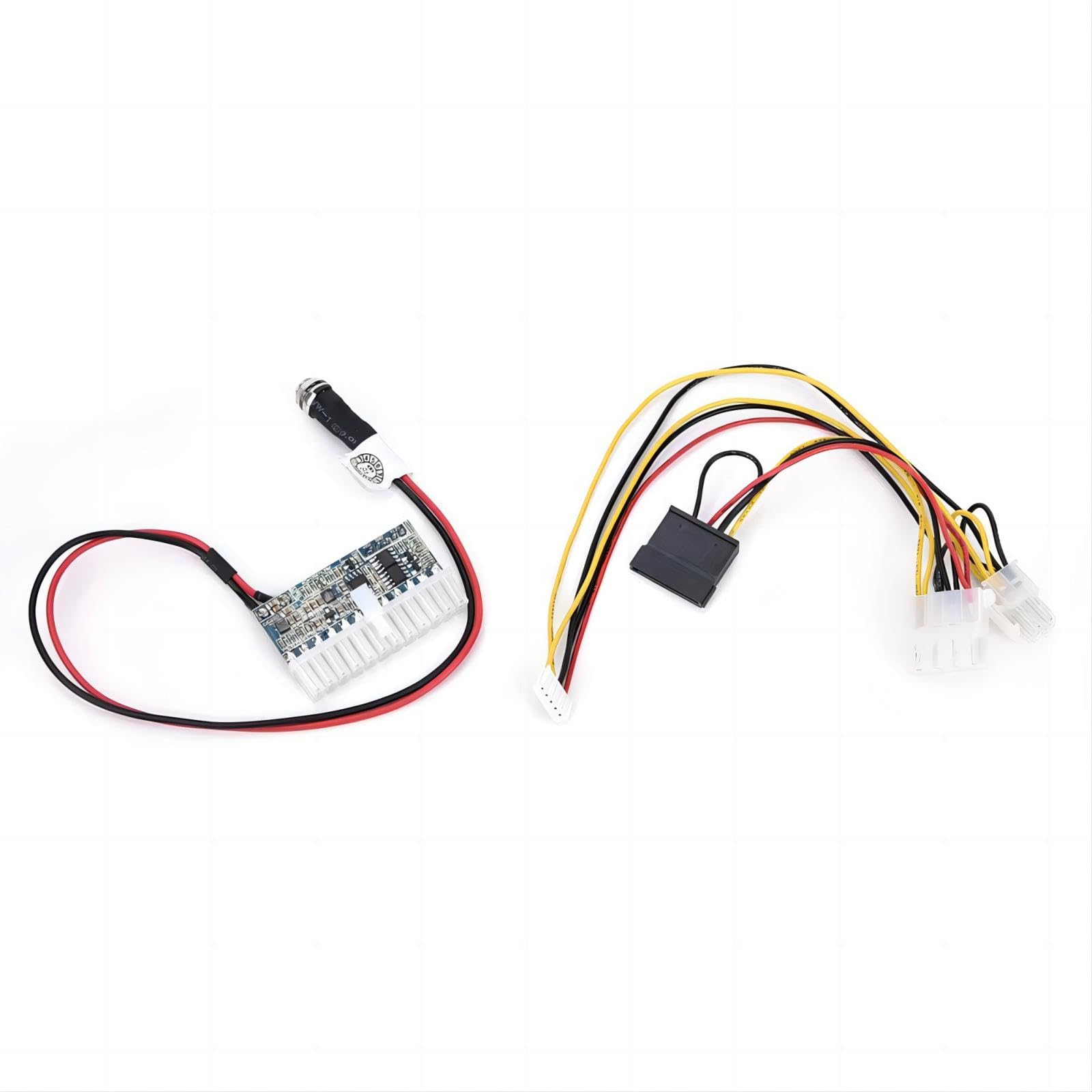 Módulo de Fuente de alimentación de Alta Potencia DC-ATX-160W con Cable de alimentación de múltiples Cabezales Módulo de Fuente de alimentación DC-ATX en línea 12V ITX Z1 Actualización 24PIN