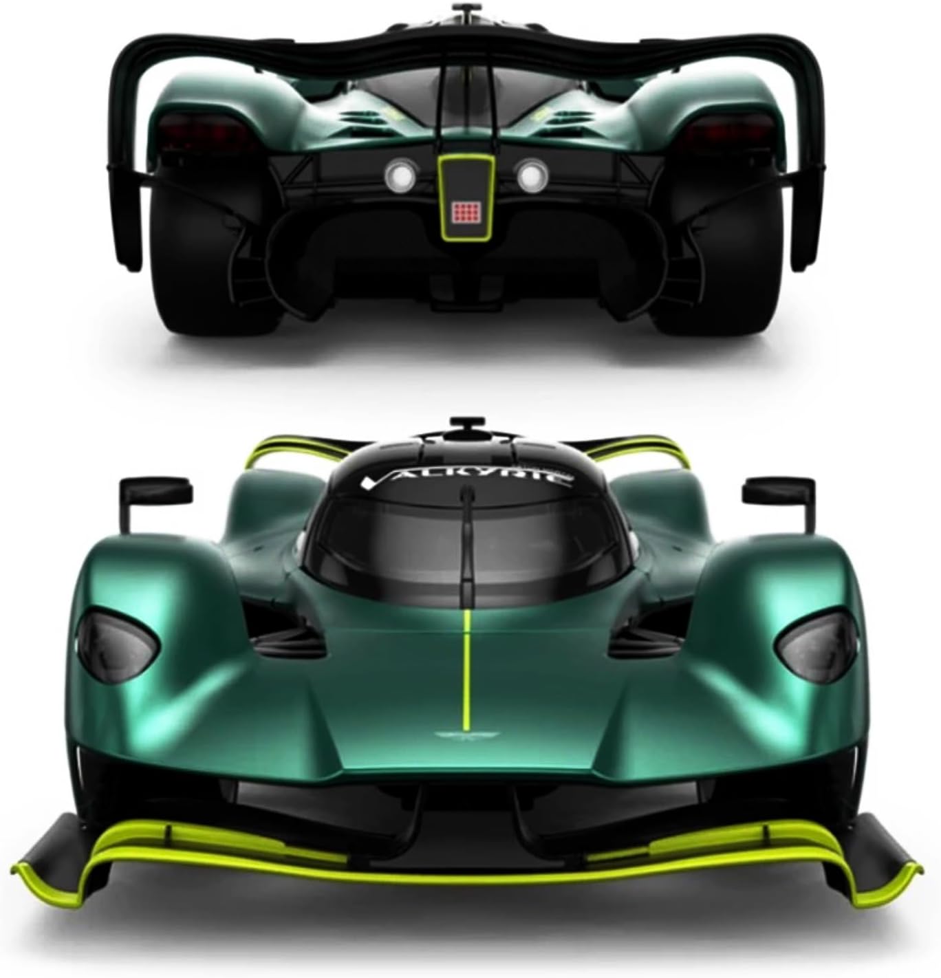HTLNUZD 2024 RC Model Car 1/14 Remote Control Car Adult for Aston Martin-Valkyrie AMR Pro 600 mAh with Lights Alloy Vehicle Adult Collectible