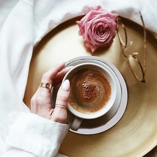 Vista 4 de 4 almohadillas de goma para abridor de tarros, antideslizantes, multiusos, para cocina, abrebotellas y tapas, morado y gris Gris redondo+púrpura