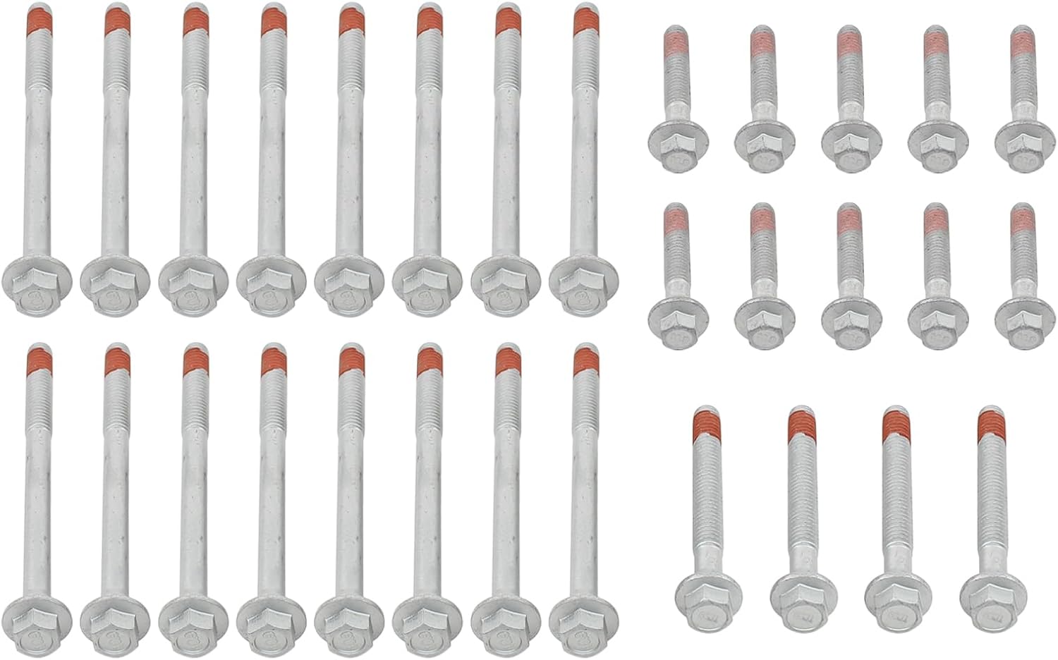 Engine Cylinder Head Bolts Set for Escalade Corvette 97-04, Tahoe Yukon 00-04, Express Savana 1500 2500 3500 Hummer H2 03-04, Isuzu Ascender 03-06, Pontiac Firebird 98-02