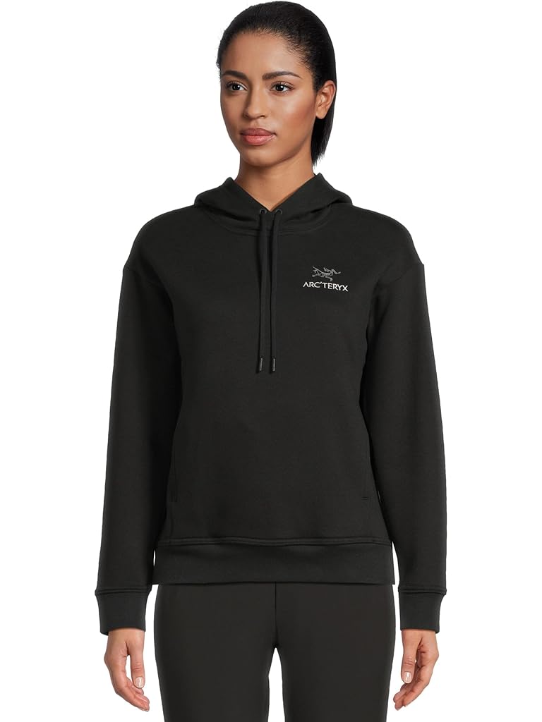 Black Arc'teryx Emblem Fleece Hoodie