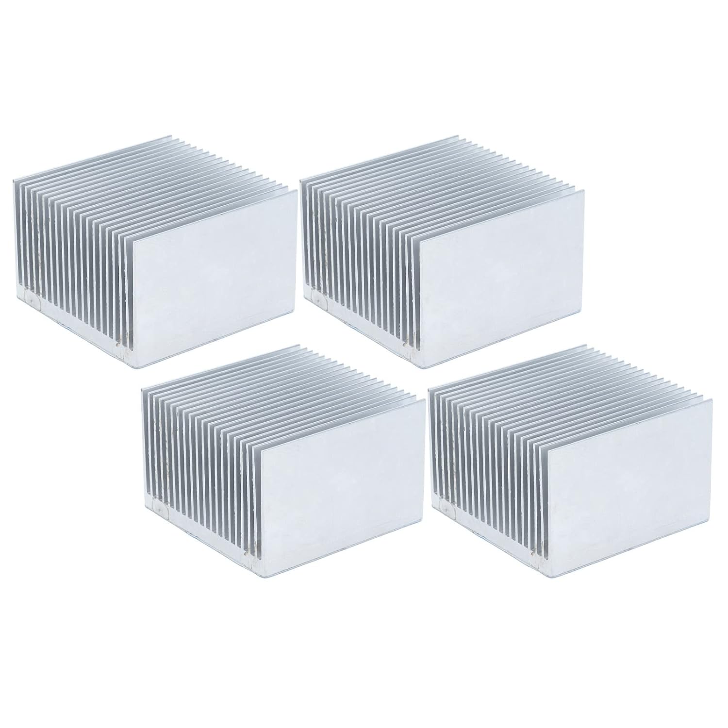 Aluminum Heatsink Radiator Cooling Fins 4 Pcs 60x60x39mm for CPU Module Power Supply