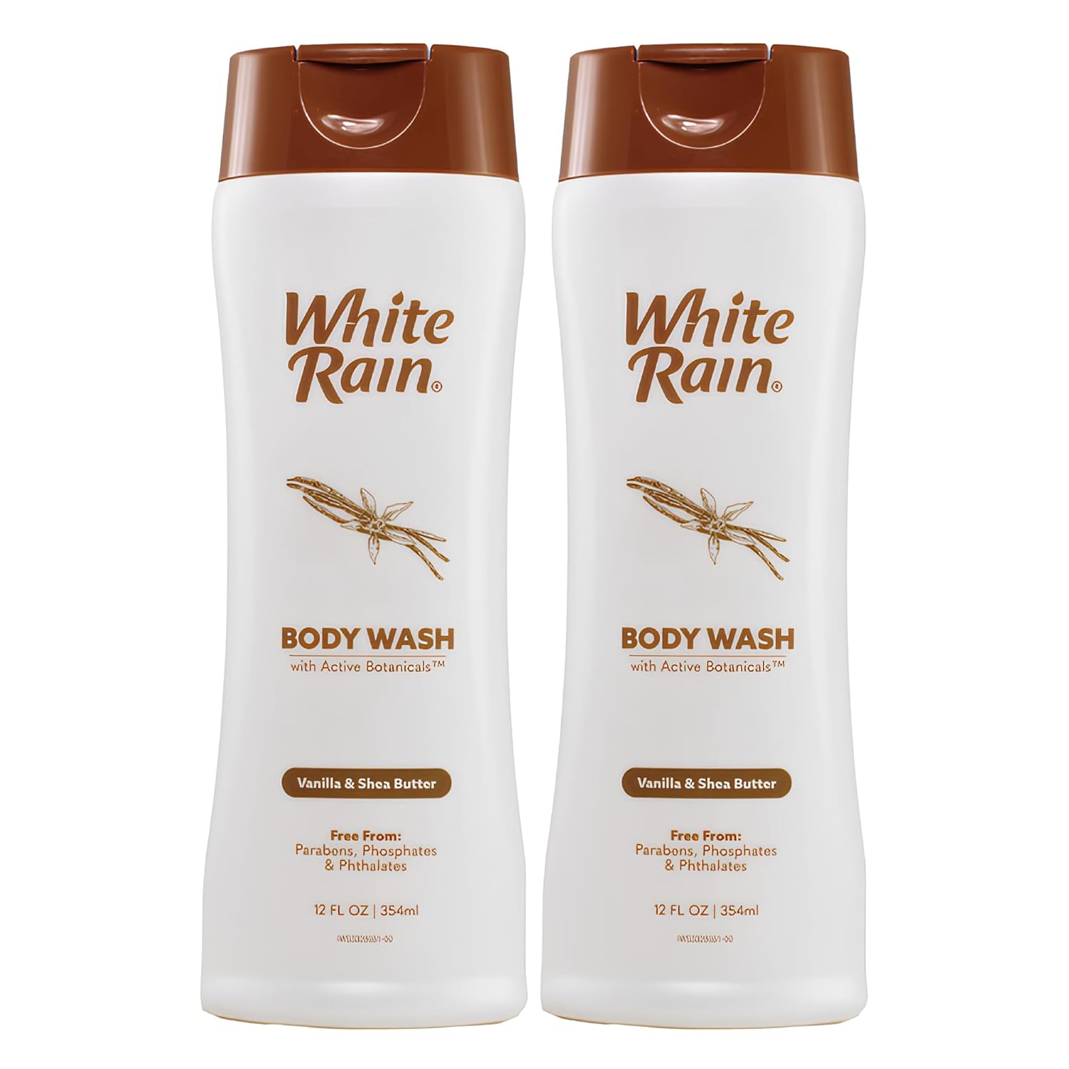 White Rain Vanilla Body Wash - Moisturizing Shea Butter Formula