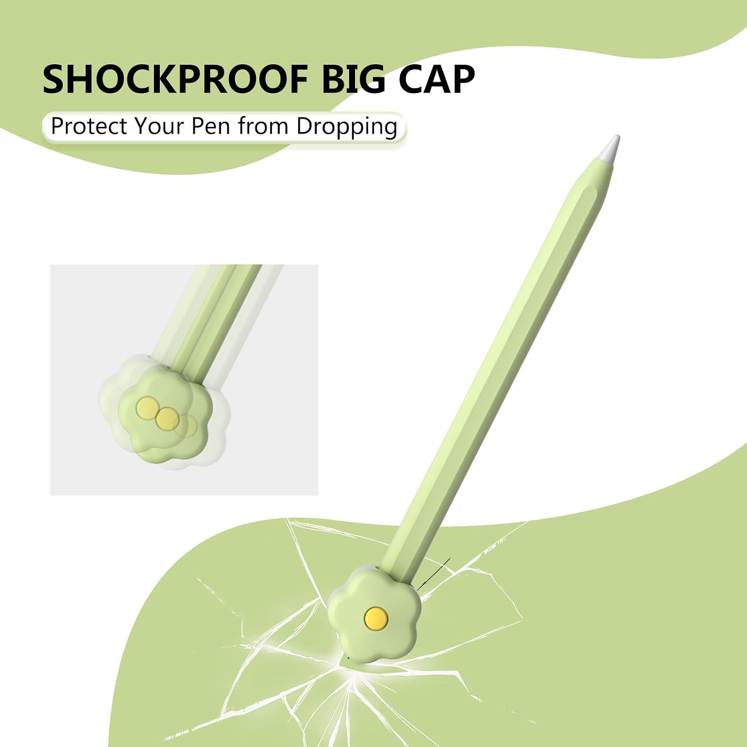 Silicone Case Compatible with Apple Pencil 2nd Generation, Pro - Cute Protective Cover Compatible with Apple Pen 2, Pencil Sleeve for ipad Pencil 2nd Gen, Shockproof Skin Accessories for iPad Pen image 4
