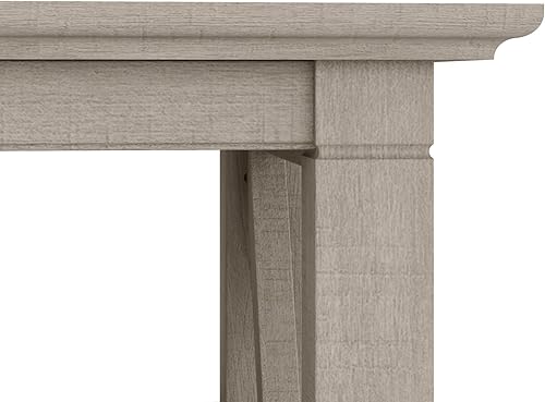 Miniatura 7 de Bush Furniture Key West - Mesa de centro con almacenamiento en color gris lavado Gris desteñido,gris (cape cod gray),Roble blanco de lino.,Roble