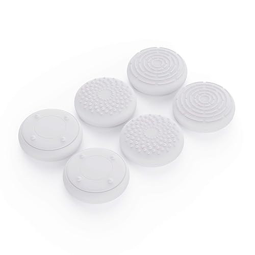 Miniatura 9 de eXtremeRate PlayVital White 3D Studded Edition Anti-slip Silicone Cover Skin for Xbox Series XS Controller, Soft Rubber Case Protector for Xbox Core