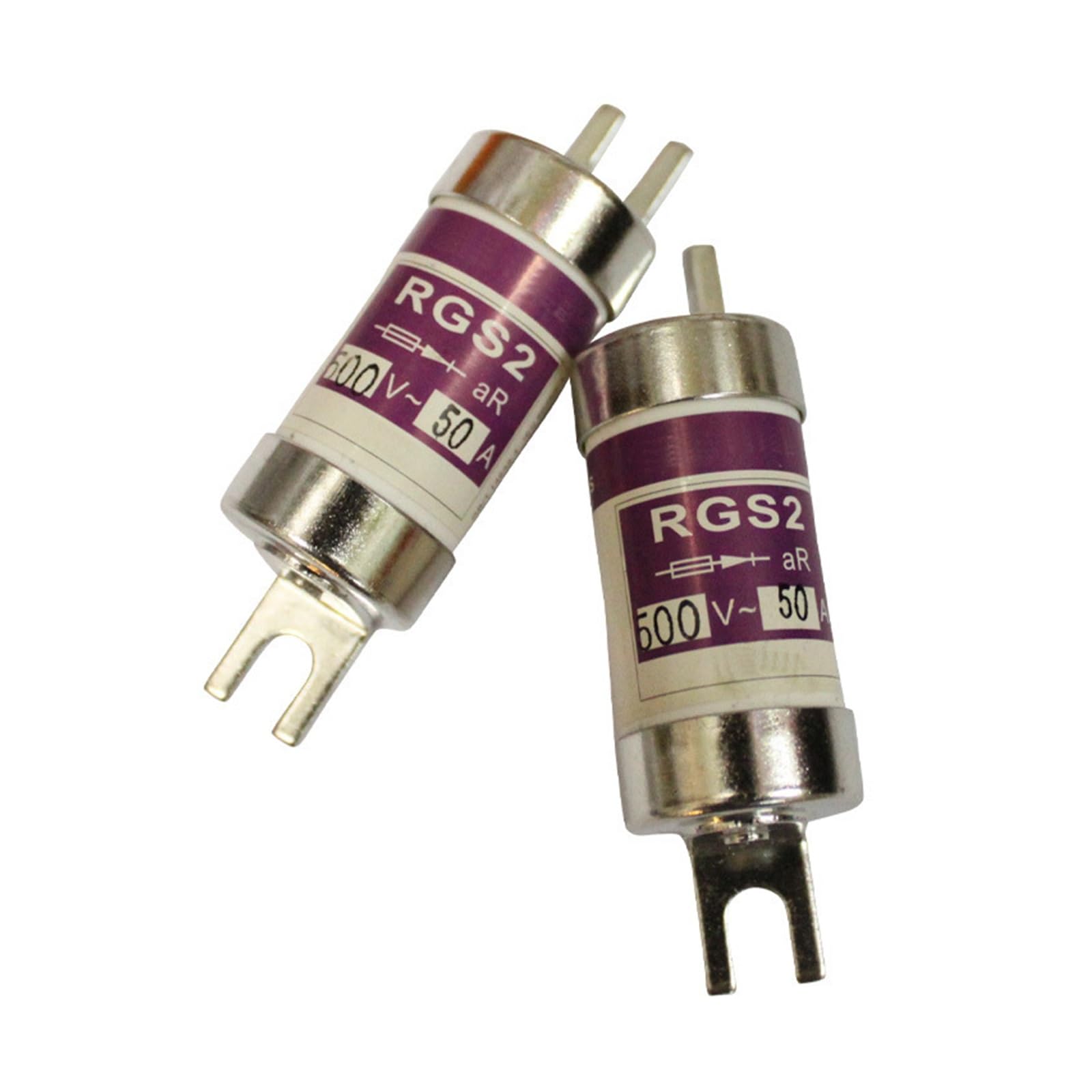 Fusible rapide RGS2 690V 125A cartouche cylindrique pour armoire électrique triphasée