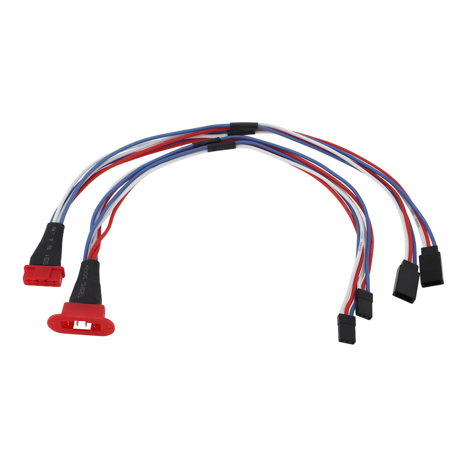 Create idea MPX 8Pin Multi-Wire Servo Extension Plug 2 Lead Male and Female Set 20AWG for RC Models