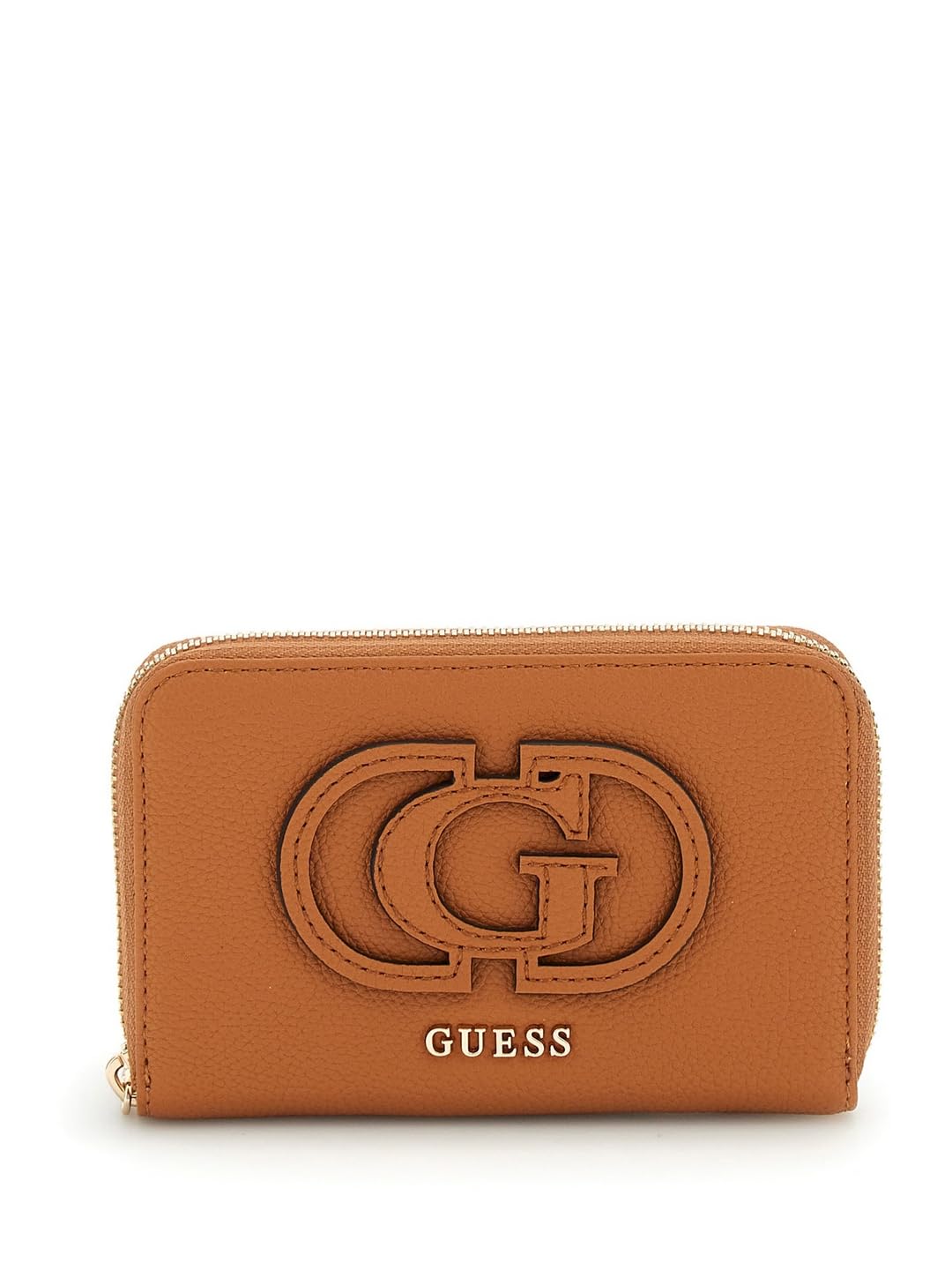 GUESS Calebra SLG Medium Zip Around Wallet M Cognac