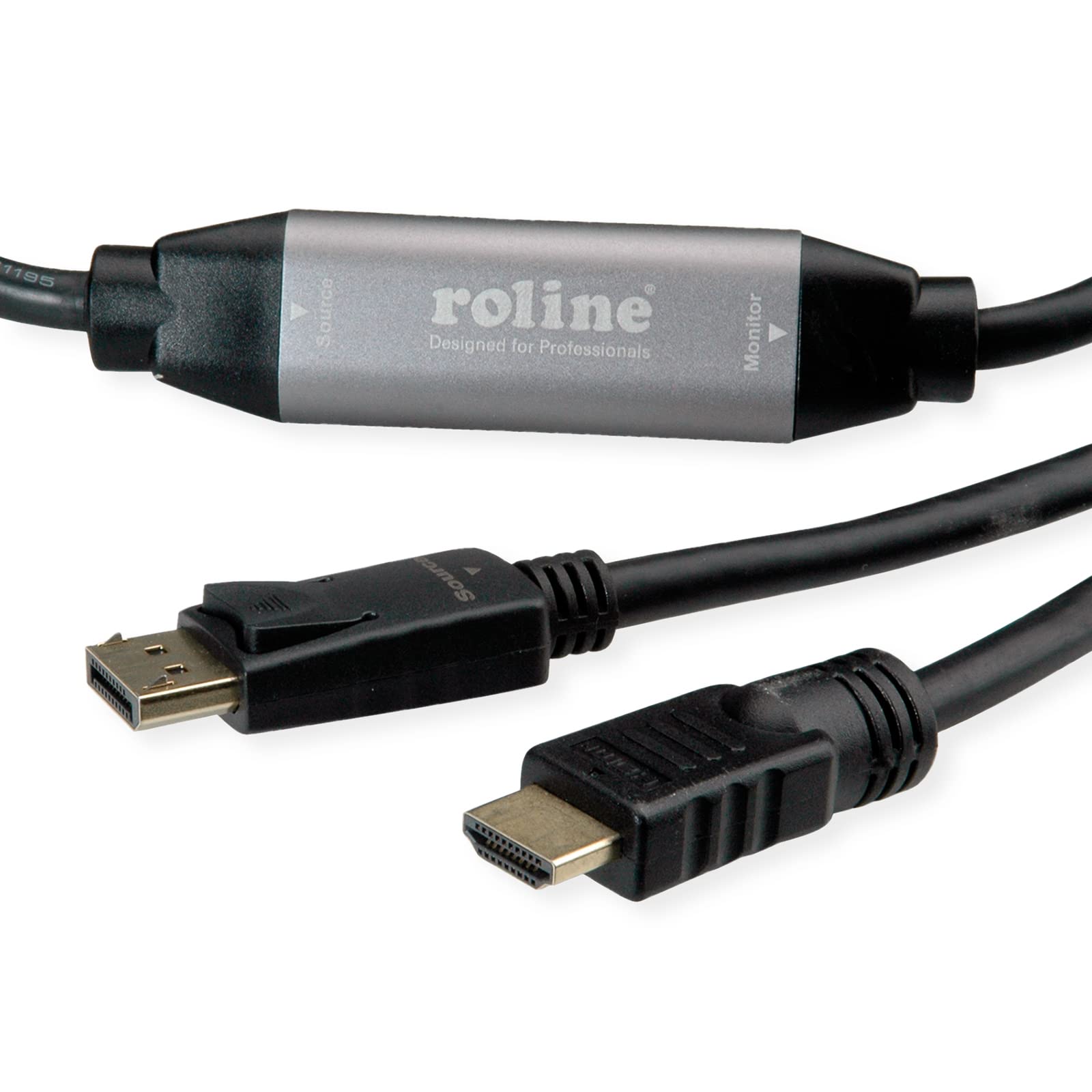 ROLINE Cavo DisplayPort DP - UHDTV, ST/ST, nero, 7,5 m