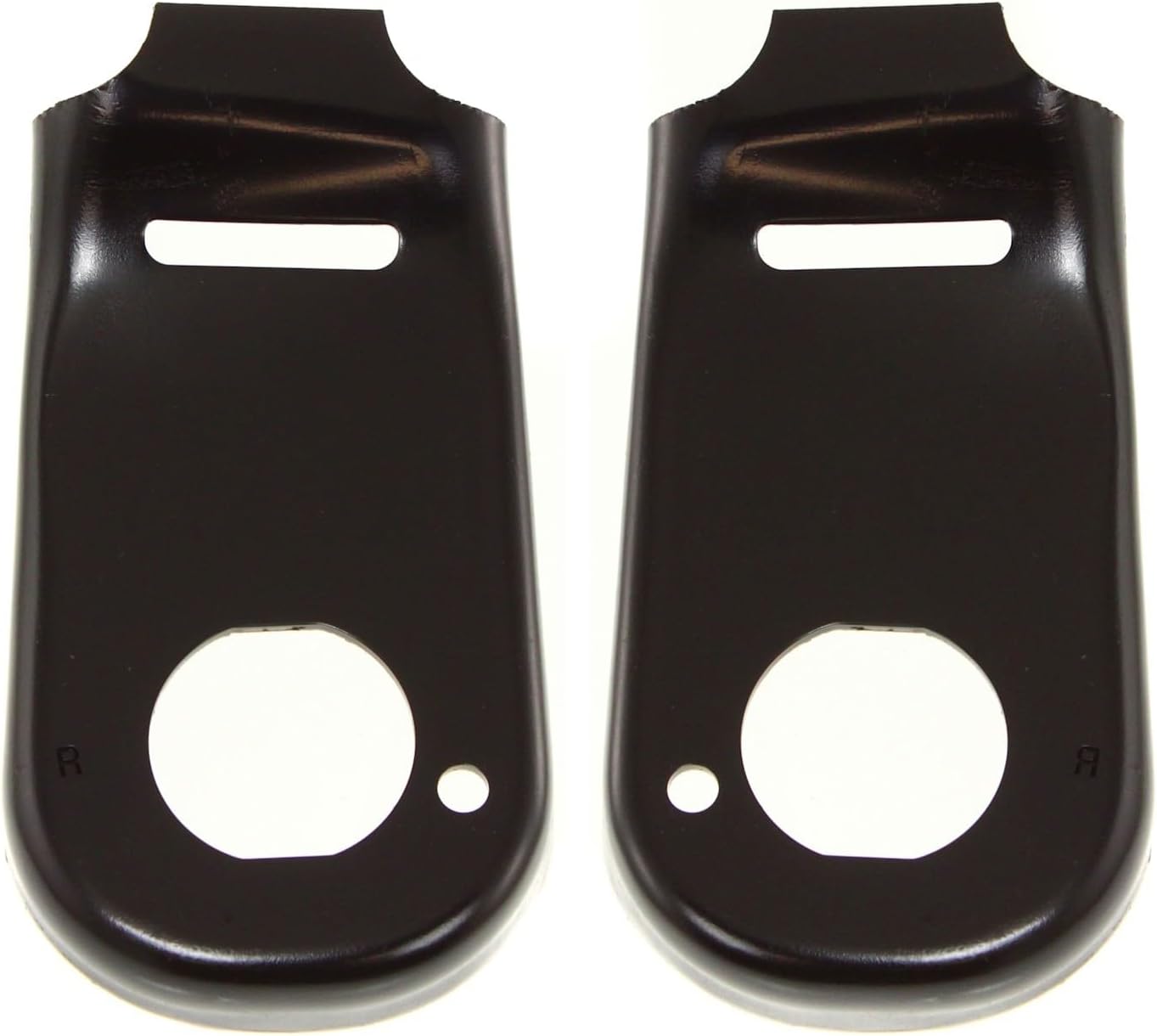 Replacement Radiator Mount Brackets Front Upper Driver and Passenger Side Pair Compatible with Chevrolet Silverado 1500 4.3L V6