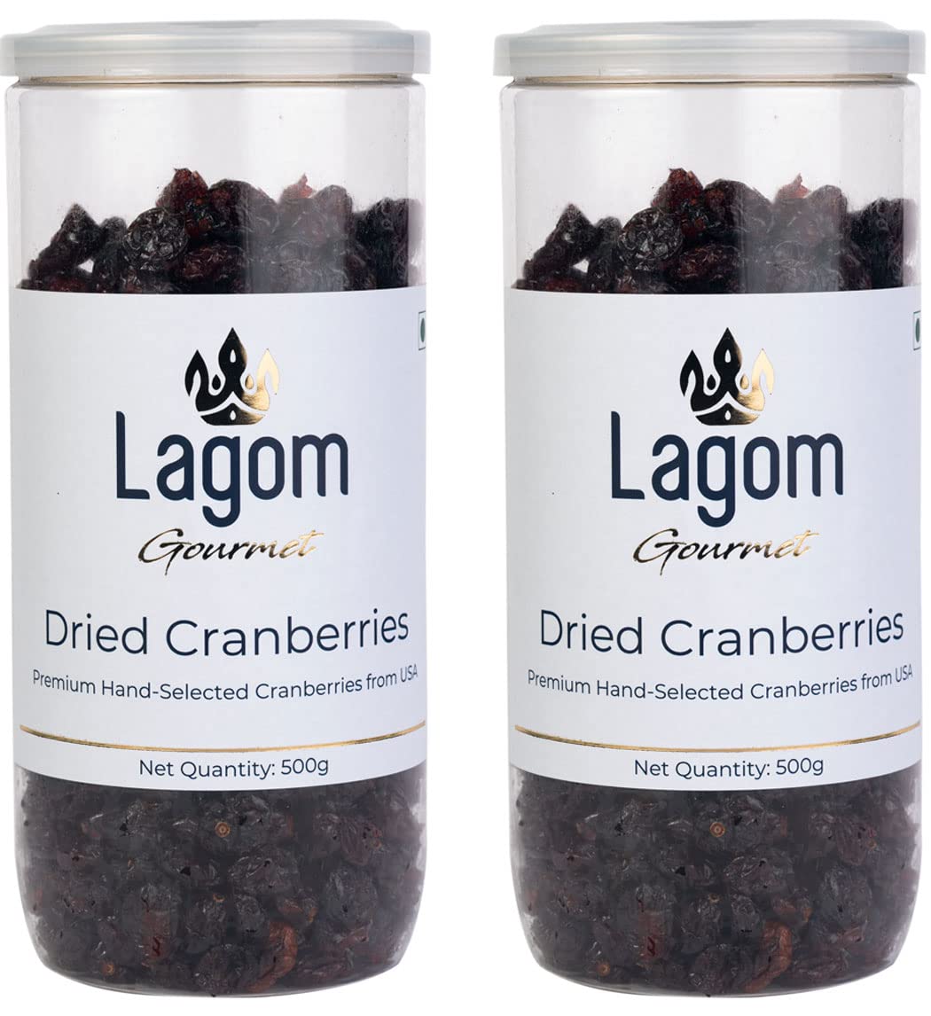 Lagom Gourmet Dried Cranberries 1 kg | Gluten Free | Vegan | Plant Based | Non GMO | Cranberry Dry Fruit (B07Q4JBND3) Amazon Price History, Amazon Price Tracker