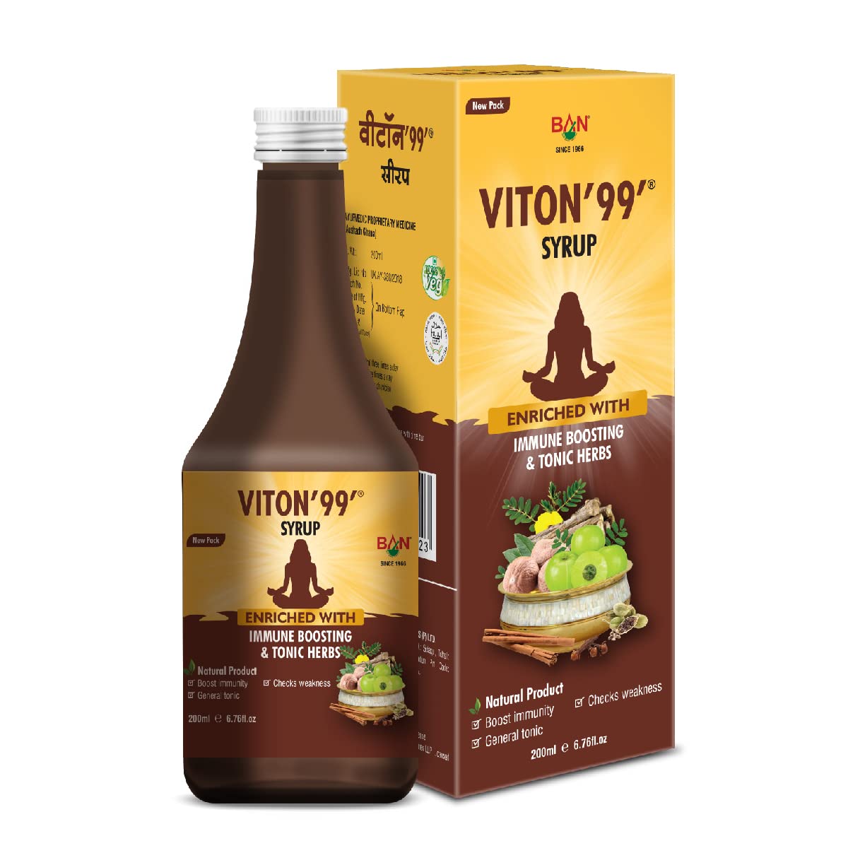 Viton ’99’ Syrup | Herbal immuno-modulator | Goodness of Ashwagandha, Shuddha Shilajit, Shatavari, Elaychi, Akkalkara | Vitalizer | Tonic | 200 ML (B0BCWTR3ZQ) Amazon Price History, Amazon Price Tracker