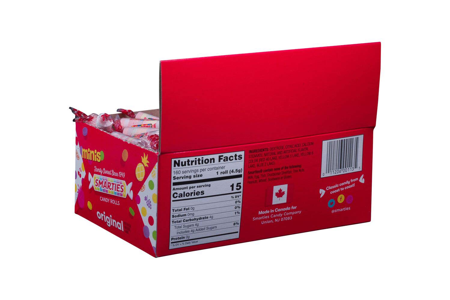 Smarties Candy Rolls, 28 Ounce, 160 Count