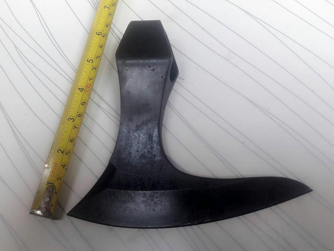 axe head art, axe head hardness, axe head dating MDM CUSTOM TOMAHAWK VIKING HEAD HATCHET BEARED CAMPING AXE HEAD