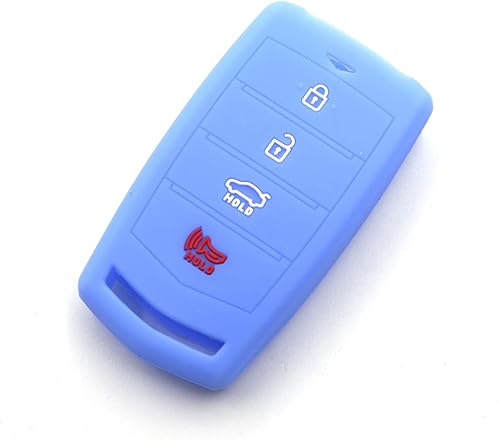4 botones de silicona llavero remoto Smart Key Funda protectora para Hyundai Genesis G70 G80 G90 EQ900