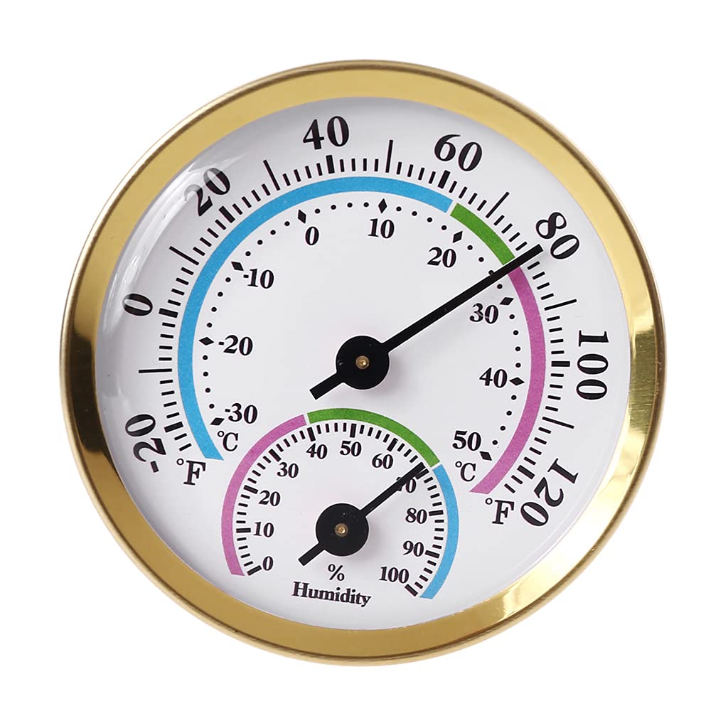 Mini Indoor Thermometer Hygrometer Analog 2 in 1