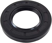 Vista 37 de uxcell Caucho doble de los labios del sello de aceite del eje rotatorio métrico 49.2x82.0x16.4 ft m TC, negro