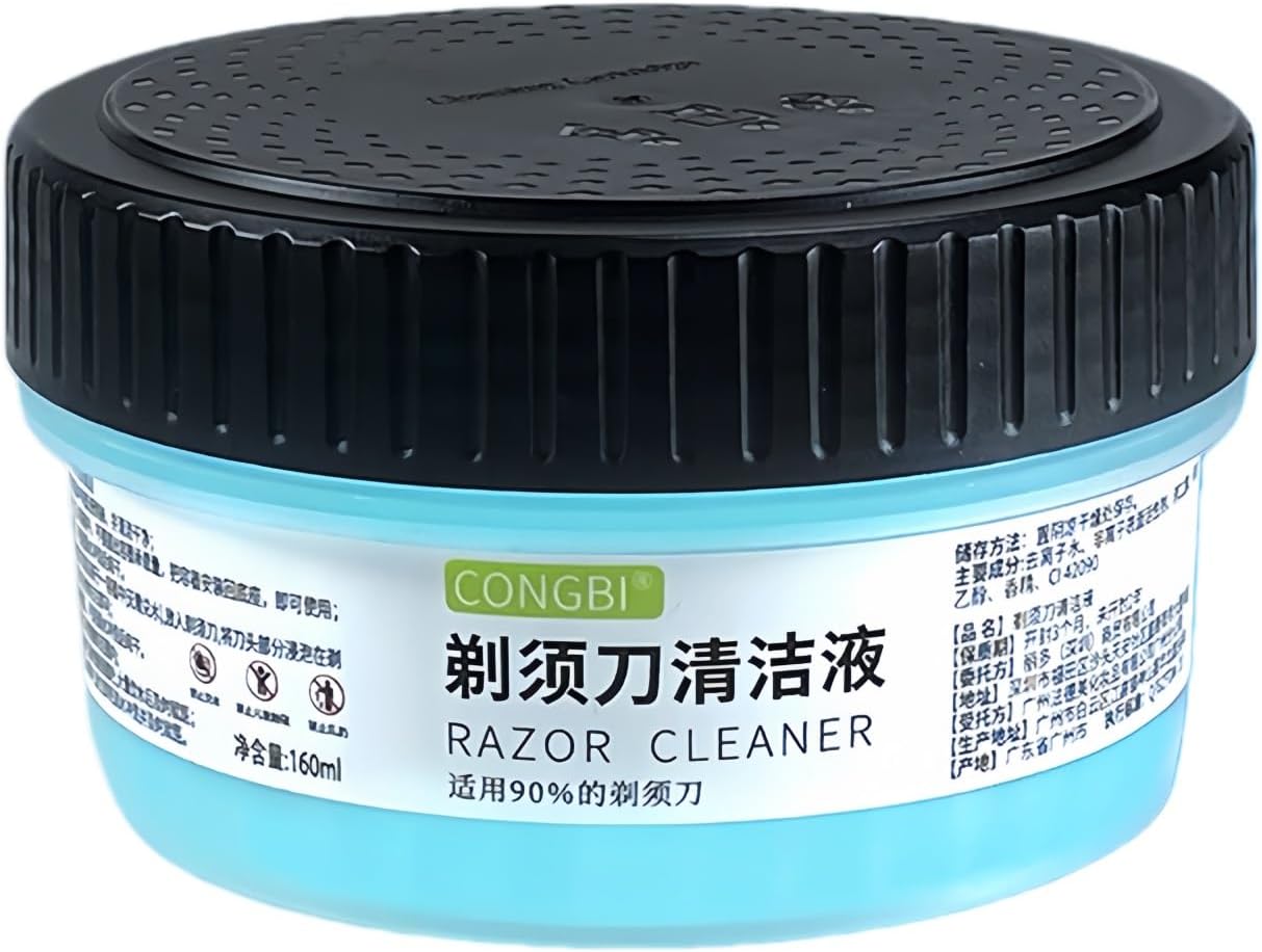 Razor Cleaning Liquid, Cleans The Base. Compatible For Philips Electric Shavers S1000, S5000, S6000, S7000, S8000, S9000 Series(3 PCS ADD CLEANING CABIN)