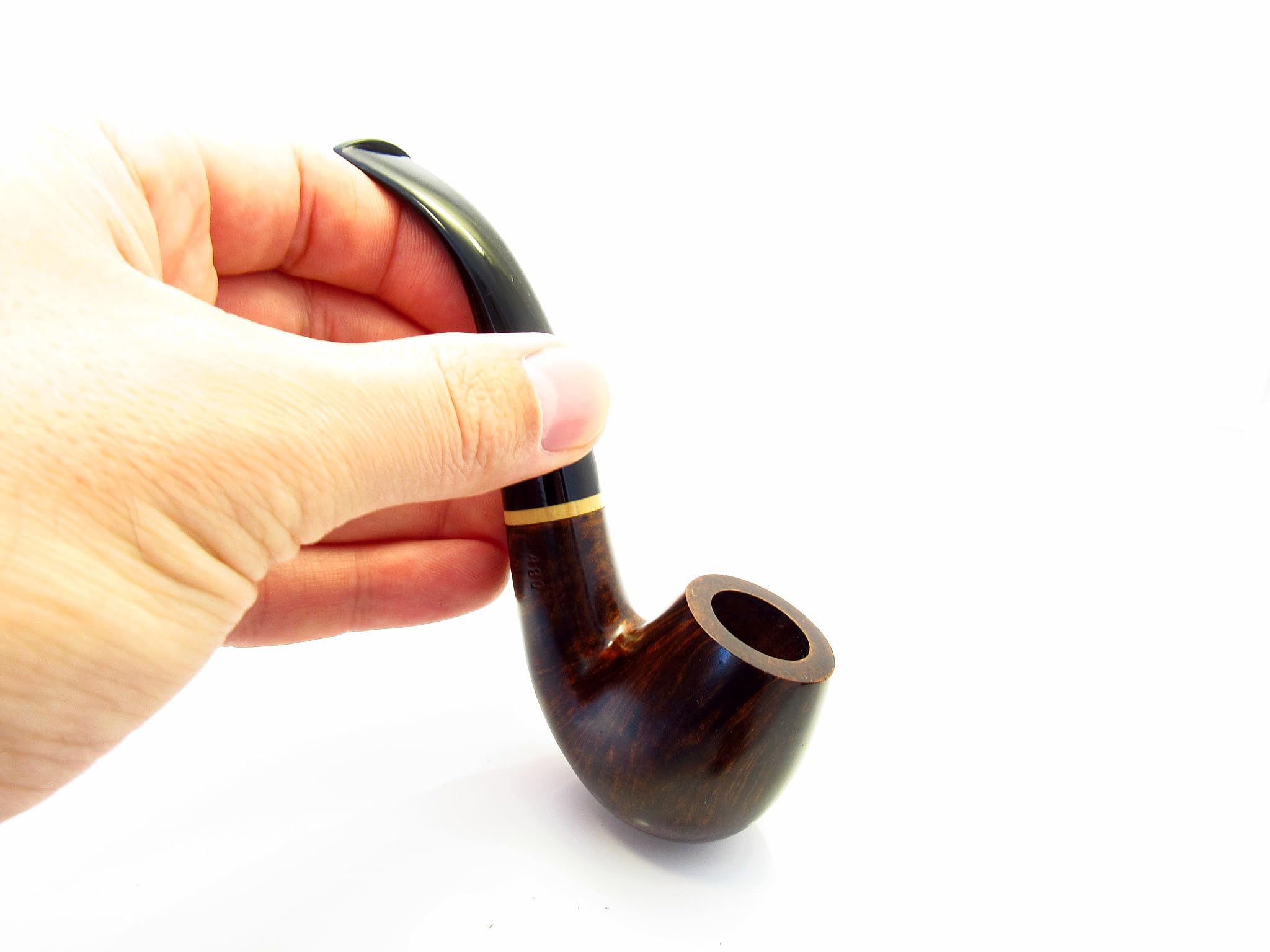 Nueva pipa de tabaco estilo Briar Fashion "Bent", pipa para fumar, tallada a mano, diseñada para fumadores de pipa