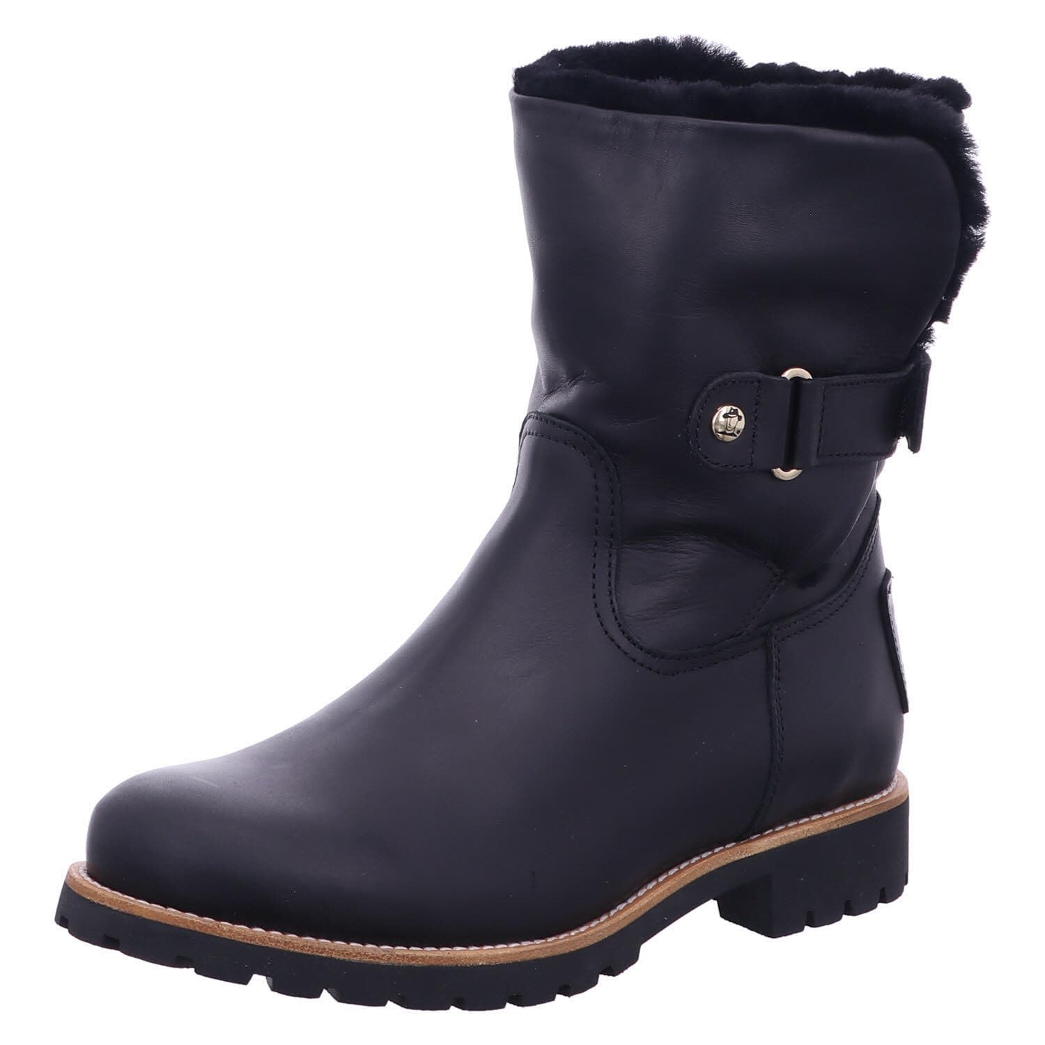 Panama Jack Felia Igloo Damen Warm gefüttert Biker Boots Halbschaft Stiefel & Stiefeletten