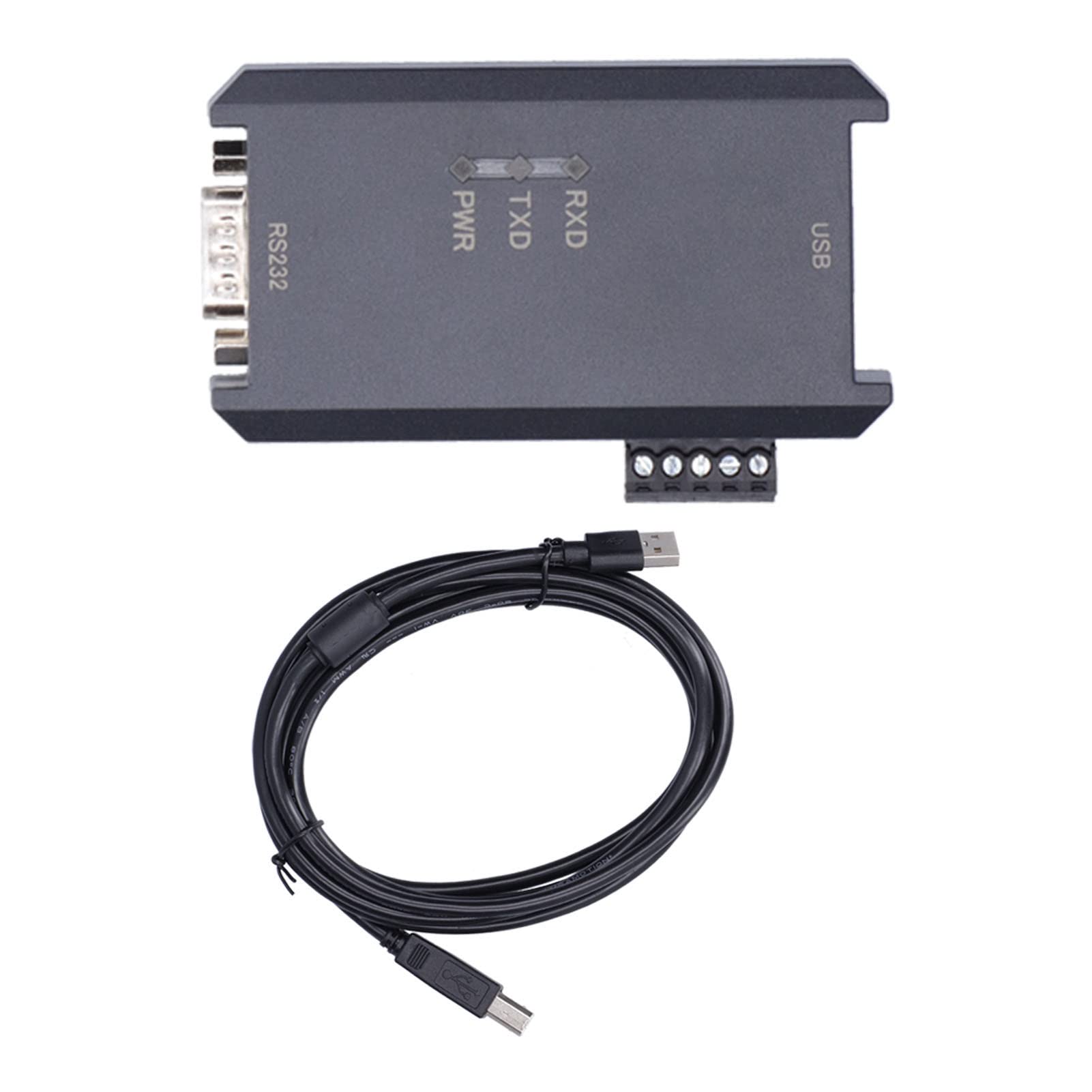 Adaptador de Puerto Serie USB Aislado a /232/422 Convertidor de Alta Velocidad para Sistemas de Control de Automatización Industrial Material ABS