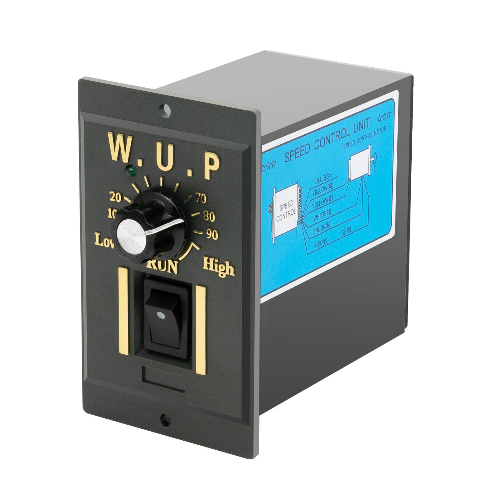 #US US 250W AC Gear Reduction Motor Electric Variable Speed Control Reversible 110V