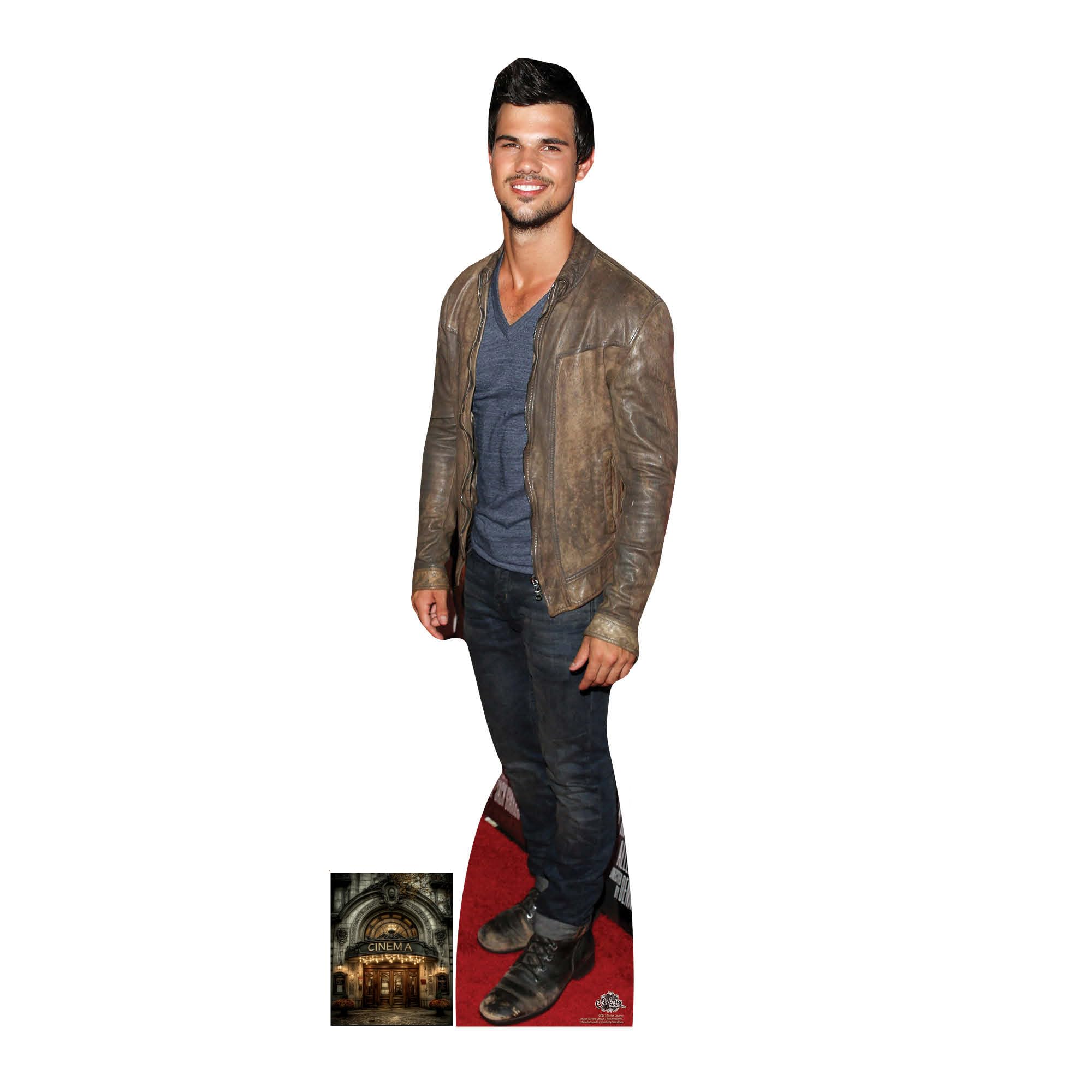 Bundlez-4-Fanz Fan Packs Fan Pack - Taylor Lautner Lifesize Cardboard Cutout/Standee/Standup - Includes 8X10 (20X25cm) Photo