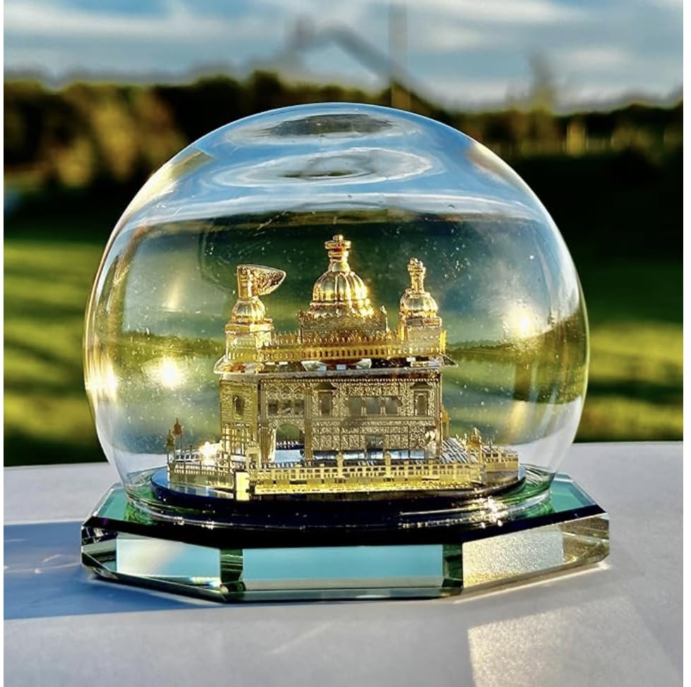 Modelo Templo Dorado Amritsar Miniatura Cristal Religiosa miniatura 3