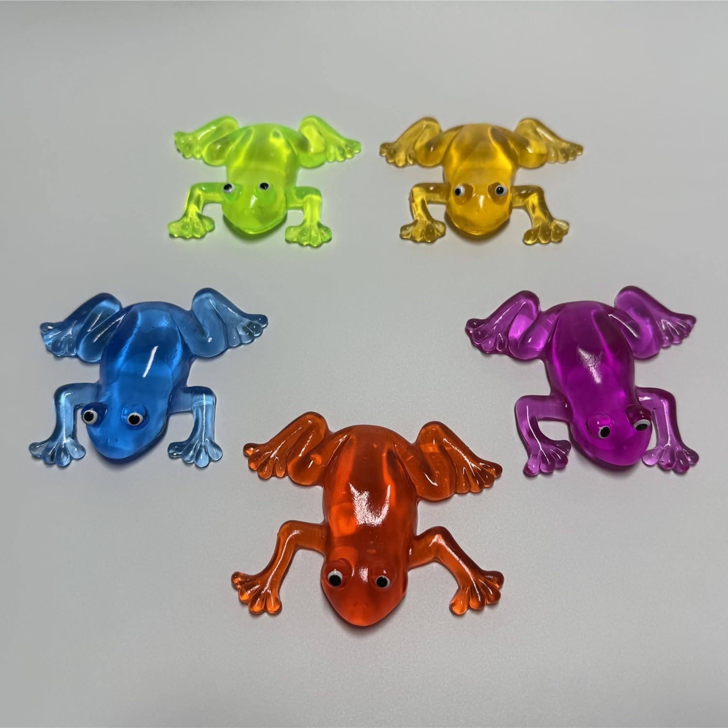 Super Stretch Sticky Mochi Squishy,Kids Party Favors,Stocking Stuffers,Goody Bag Fillers,Easter Basket Stuffers,Kids Birthday Gifts,Classroom Quiet Fidgets Toys (Frog, 5)