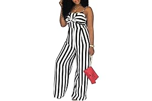SheKiss Striped Sexy Jumpsuit: Chic Summer Style