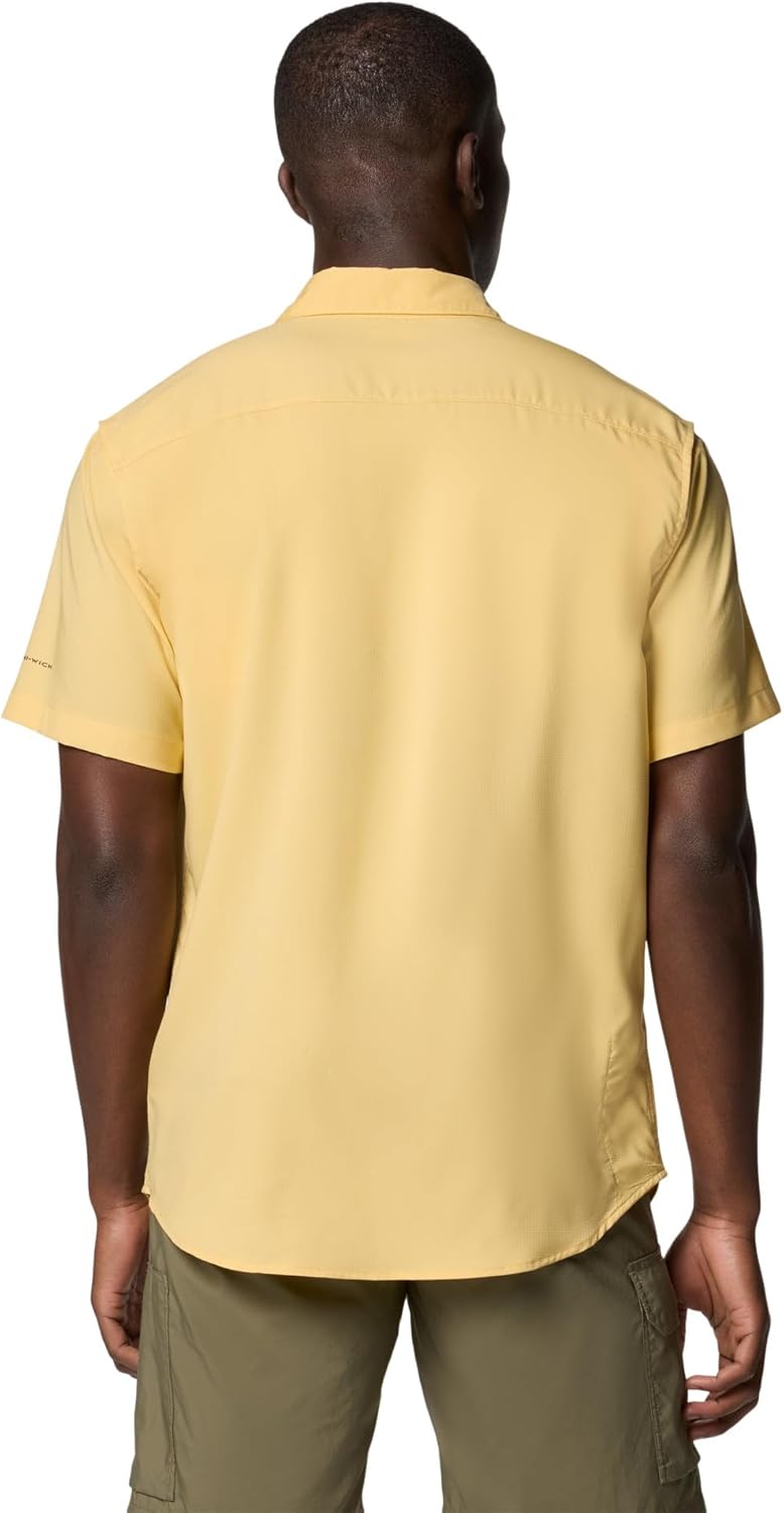 Columbia Men's Utilizer II Solid Short Sleeve Shirt, Sand Dune, 4X - Image 2
