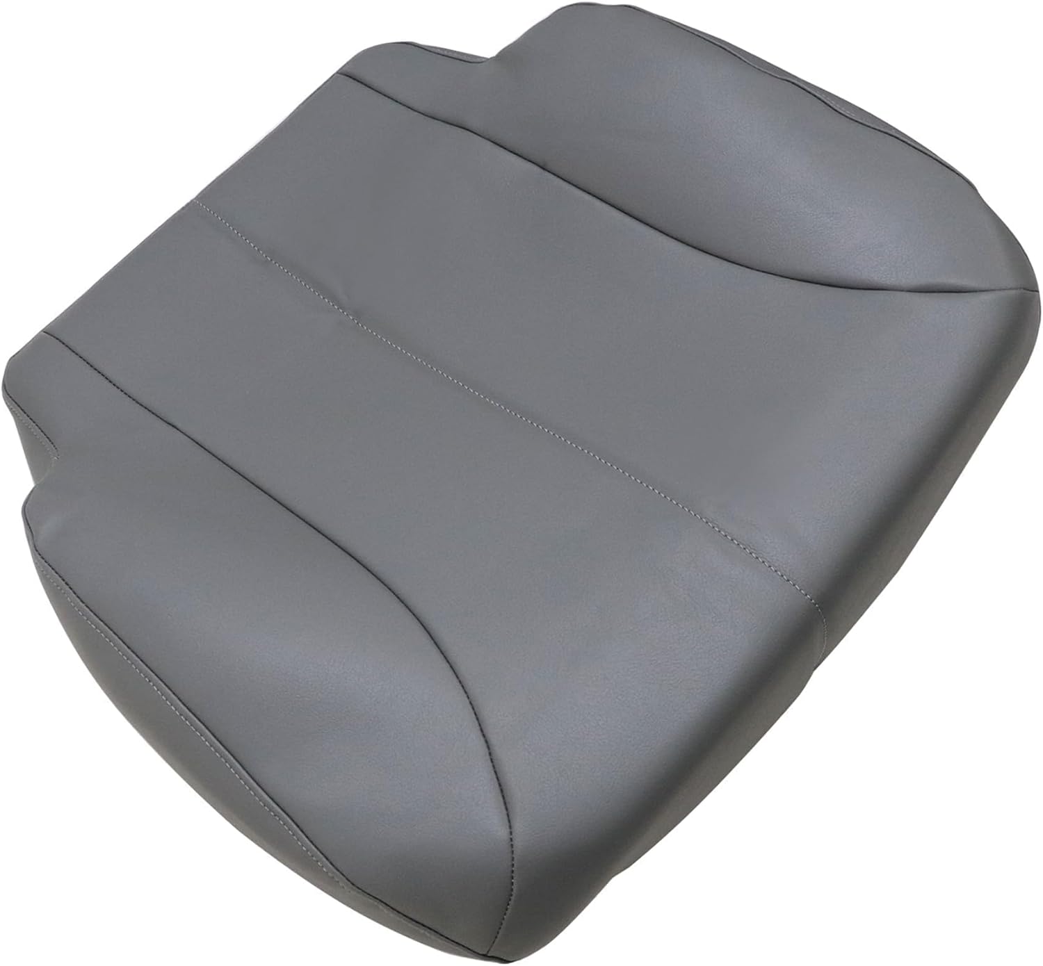 Mythoria Driver Or Passenger Side Bottom Seat Cover Replacement Microfiber Leather Medium Flint Gray Compatible with International Air Ride 2002 2003 2004 2005 2006 2007