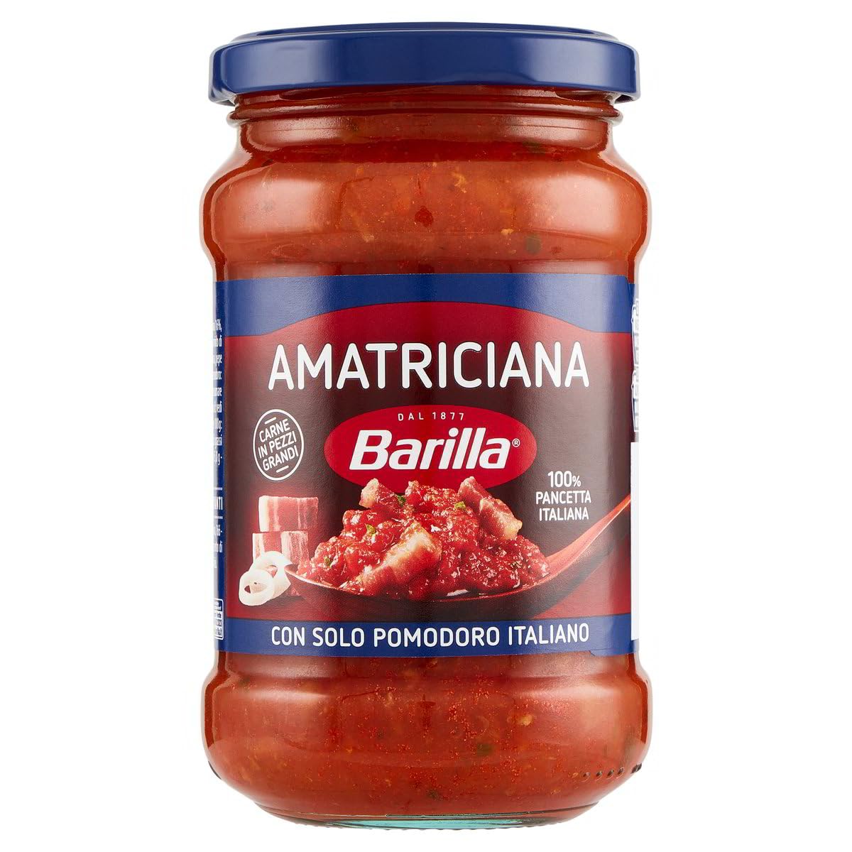 Barilla Sugo all'Amatriciana Salsa Fertige Tomatensauce 12x300g Italian Gourmet Polpa 400g