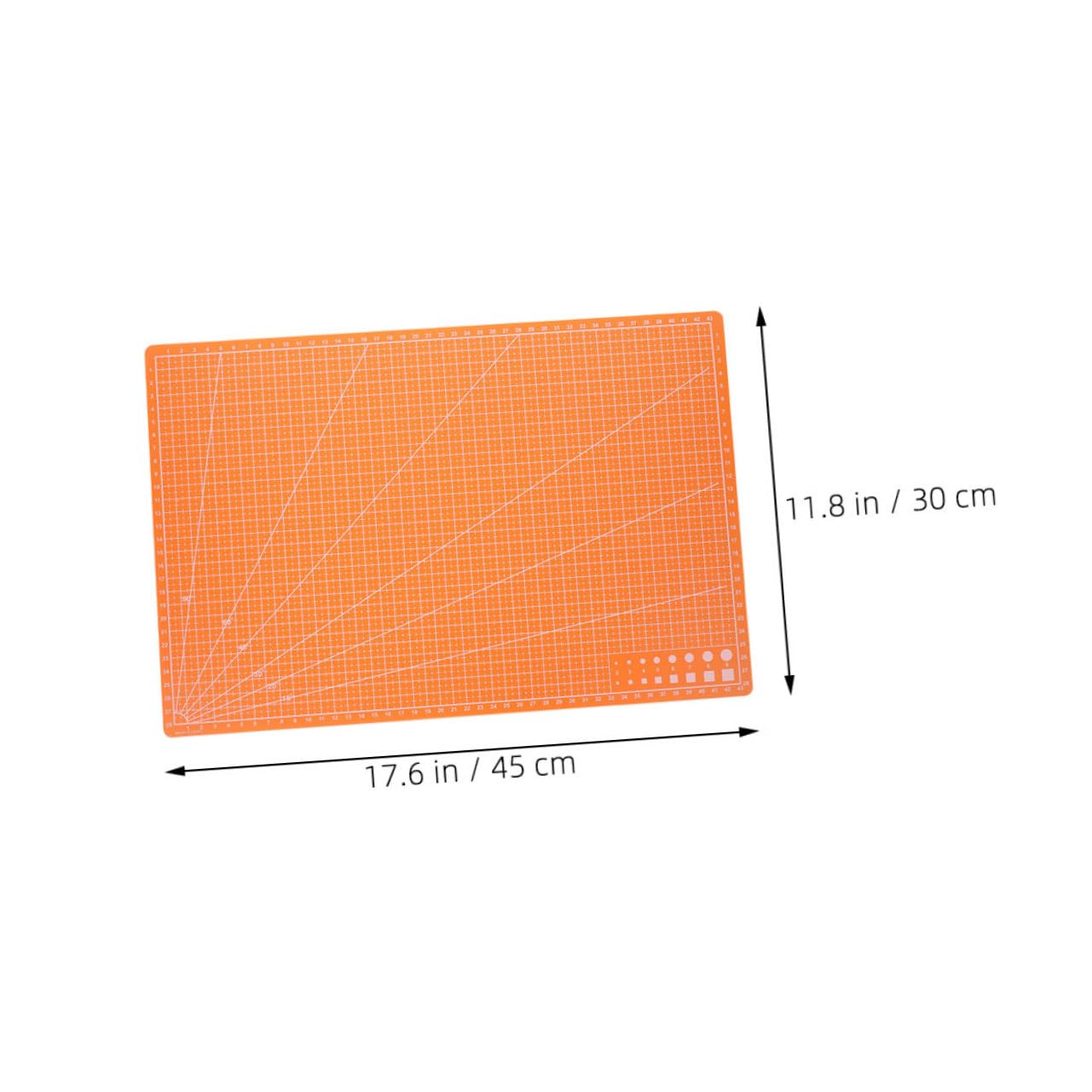 Housoutil Thickened Double-sided Modeling Mat Sewing Cutting Board Craft Cutting Pad for Quilting Portable Easy to Clean
