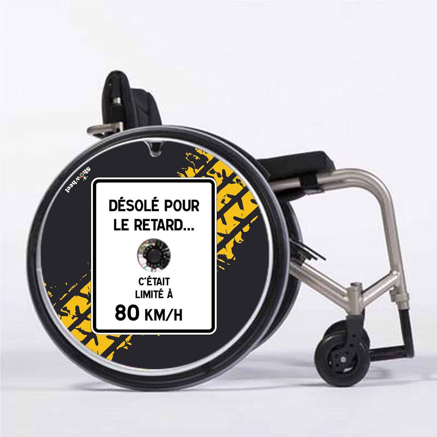 Cubre Radios Silla de Ruedas (Par) para Aro Impulsor 48,51 a 49,50 cm de Diámetro Exterior con Fijaciones Planas - Désolé Pour Le Retard