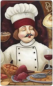 Chef Wine Kitchen Single Blank Wall Plate 1 Gang Decorative No Device