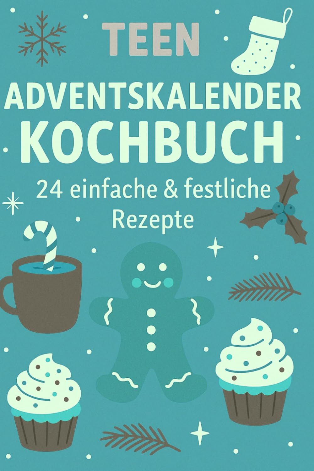 Teen Adventskalender Kochbuch: 24 einfache & festliche Rezepte für junge Köche