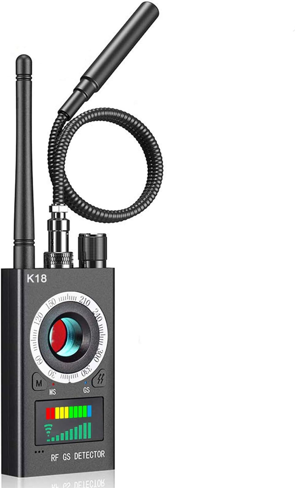 Anti Spy RF Detector, Camera Finder Bug Detector, GPS Detector, Signal RF Detector for Wireless Hidden Camera Bug GPS GSM Listening Device Magnetic Devices