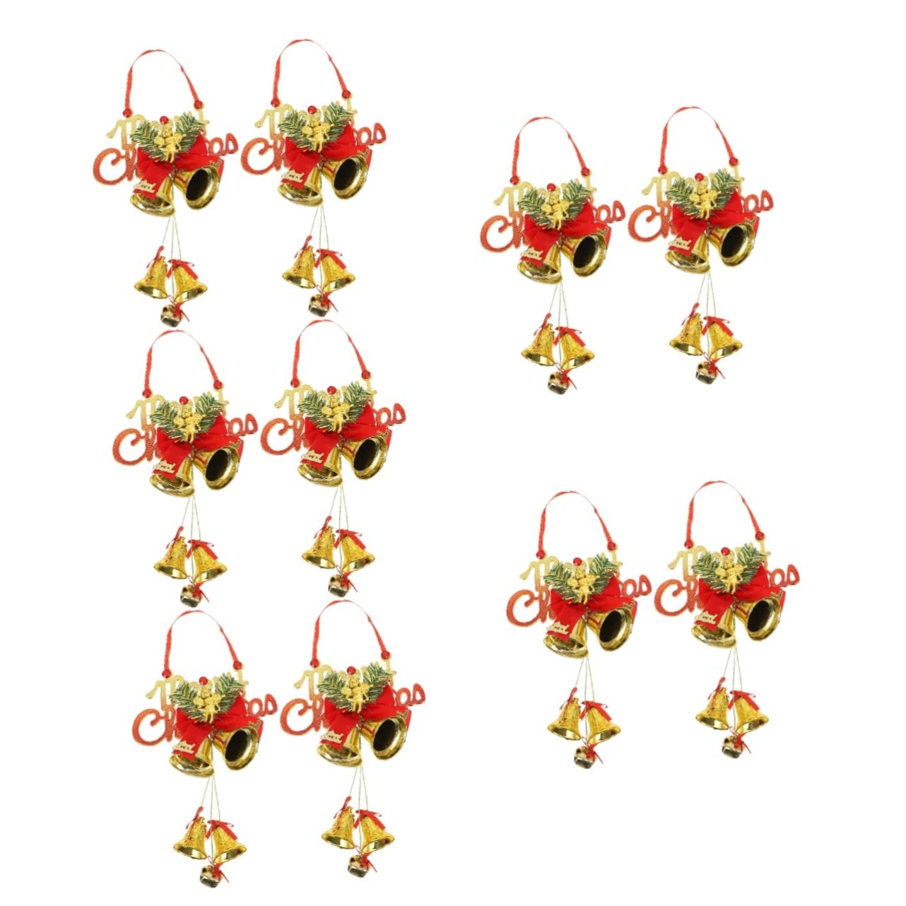Cabilock 5 Set Decorazioni Natalizie Albero Di Natale Gonfiabile Campane Campane A Mano Ghirlanda Di Ganci Dimmerabili Ornamenti Di Caramelle Decora Natale Appendini Per 2 pezzi * 5