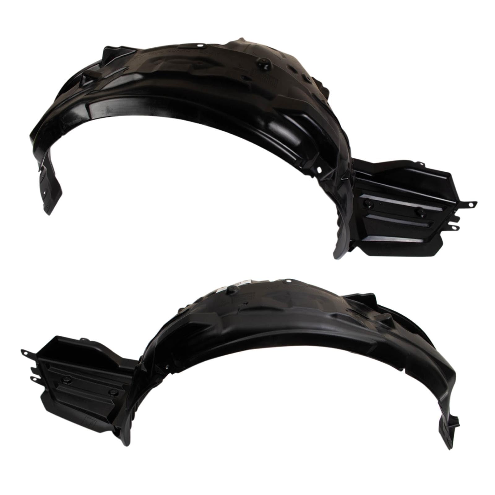 TRQ Front Driver and Passenger Side Inner Fender Liner Set | For 2015-2021 Subaru WRX