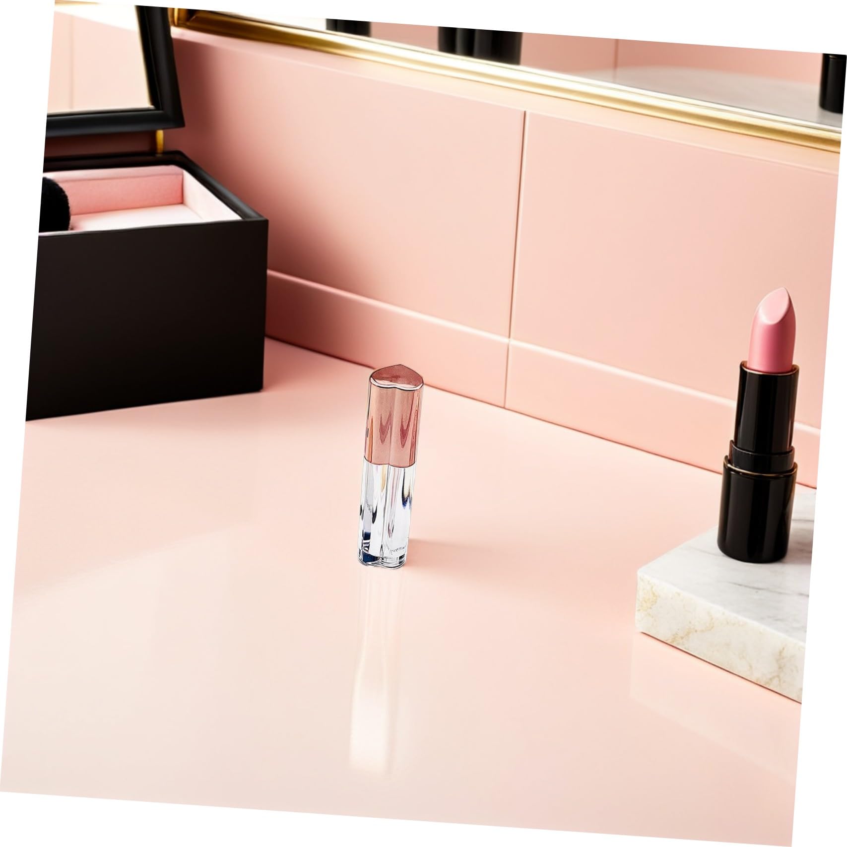 4 Sätze Transparente Lip Gloss Tuben Leere Lippenstiftbehälter Mit Für Diy Make Up Für Lippenbalsam Und Lip Gloss Praktisch Und 4 Stück * 4