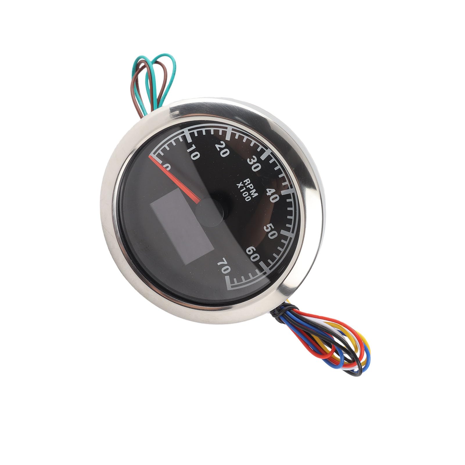 Tachometer 3 in 1 Dual Power Display (schwarzes Zifferblatt)